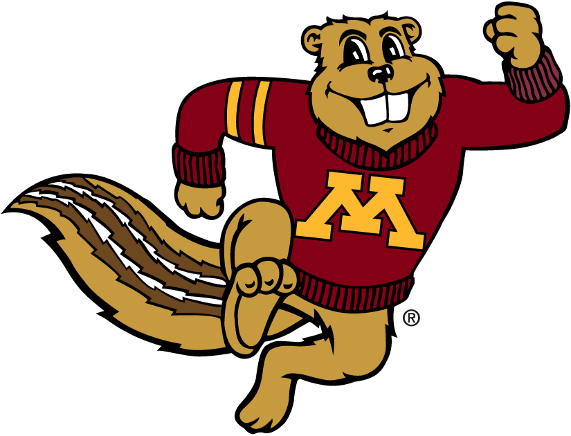 Minnesota Golden Gophers 1986-Pres Mascot Logo diy DTF decal sticker